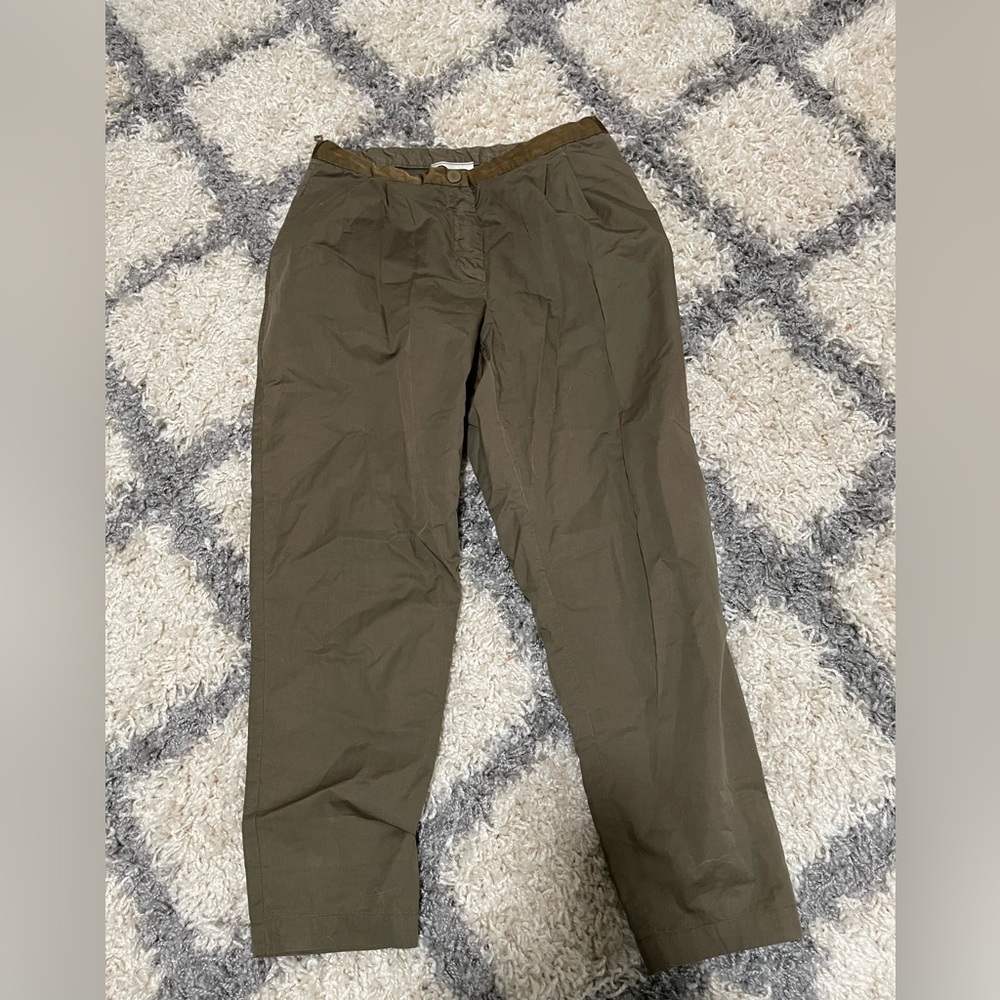 Lanvin Olive Pants